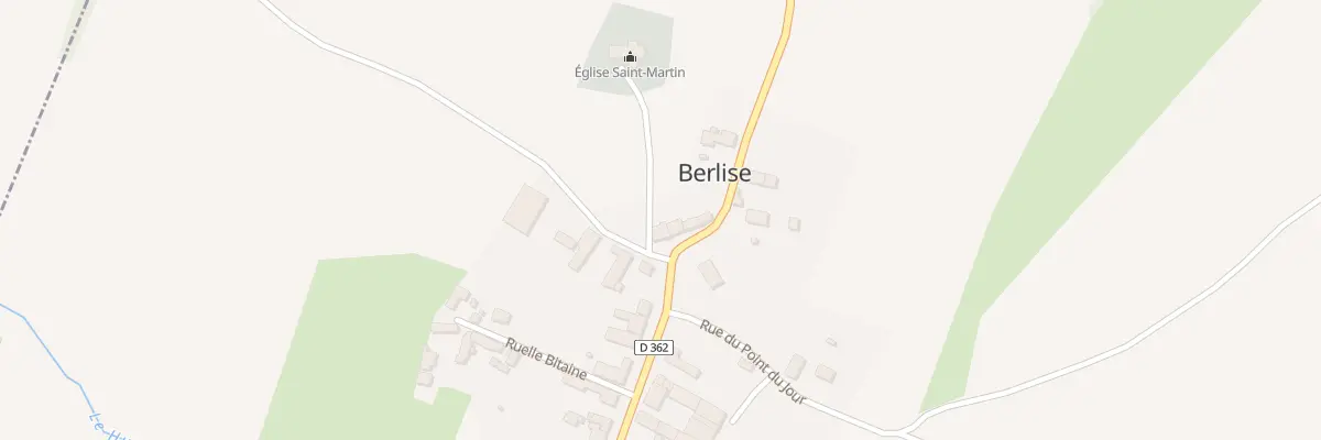 Plan du 25 Rue du Hurtaut à Berlise