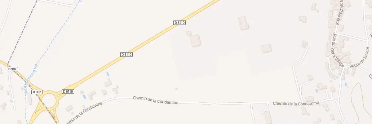 Plan du 410 Rte Départementale 6110 à Massanes