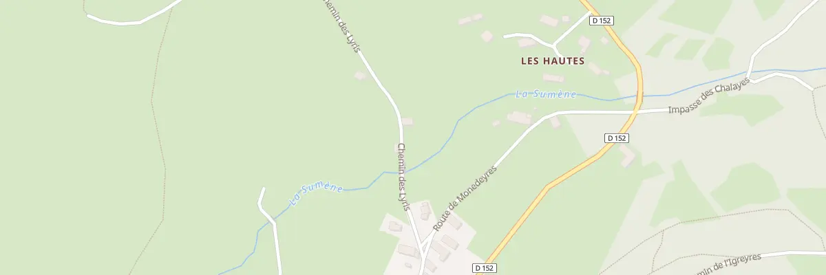 Plan du 5085 Monedeyres à Queyrières