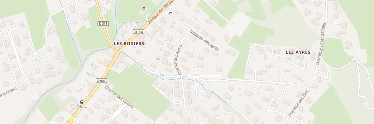 Plan du 165 Che des Ayres à Saint-Julien-les-Rosiers