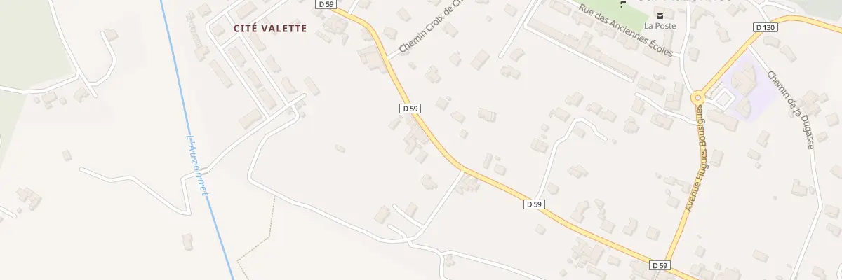 Plan du 5180 La Plaine à Saint-Florent-sur-Auzonnet