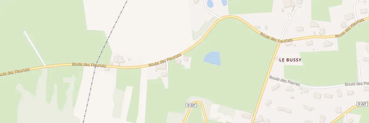 Plan du 785 Rte des Fleuriats à Fleury-la-Montagne