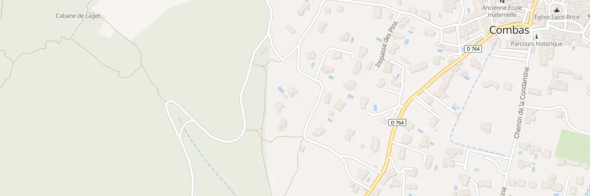 Plan du 7 Rue des Garrigues à Combas