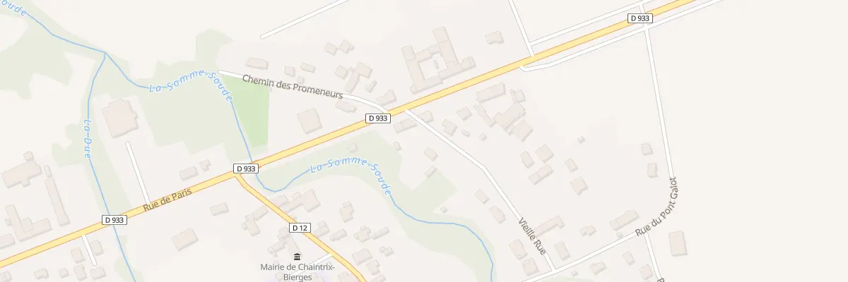 Plan du 9 Rue de Paris à Chaintrix-Bierges