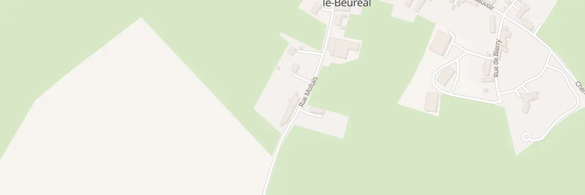 Plan du 6 Rue des Moltais à Sauvigny-le-Beuréal