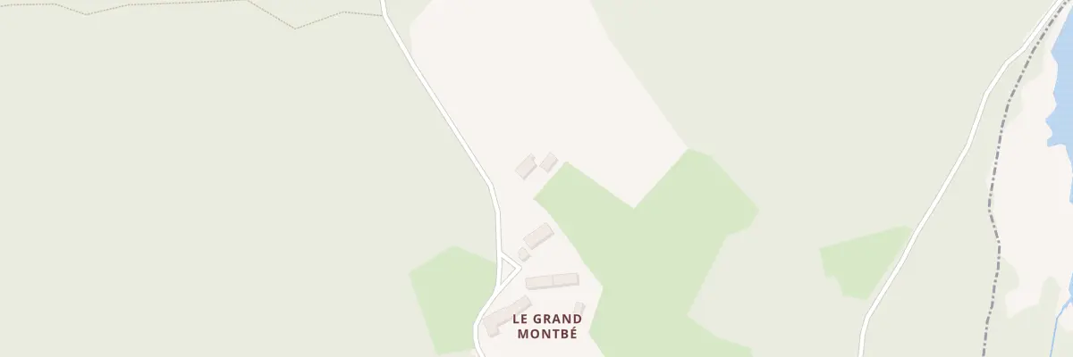 Plan du 99 Le Grand Montbe à Gouloux