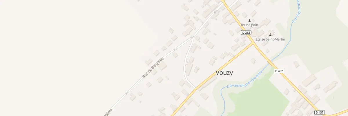 Plan du 11 Rue de Bergeres à Vouzy