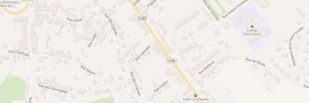 Plan du 50 Rue Victor Hugo à Trélon
