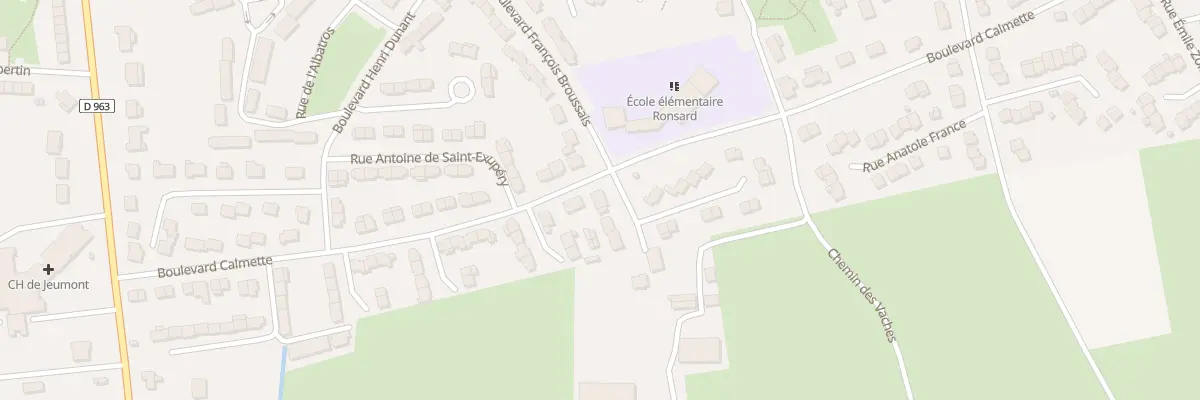 Plan du 1 Rue George Sand à Jeumont