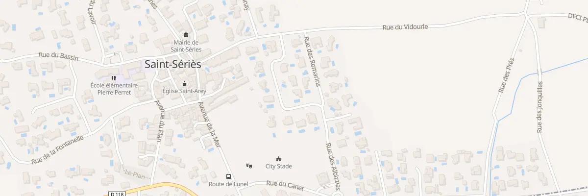 Plan du 117 Rue Des Albizzias à Saint-Sériès