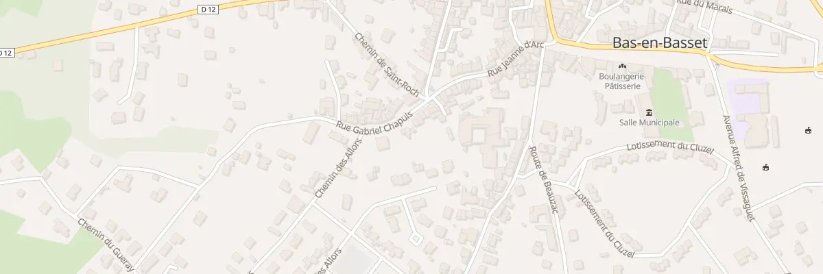 Plan du 55 Rue Jeanne d’Arc à Bas-en-Basset
