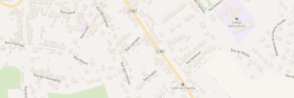 Plan du 54 Rue Victor Hugo à Trélon