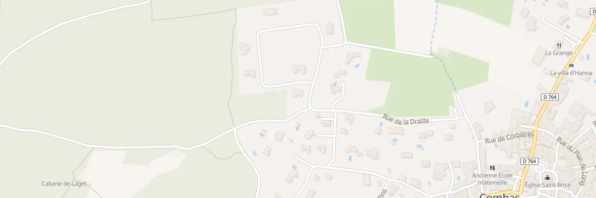 Plan du 1 Rue du Mas de Bayle à Combas