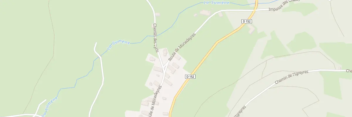 Plan du 5084 Les Hautes à Queyrières