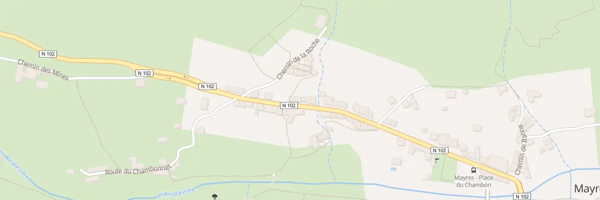 Plan du 400 Rte du Puy-En-Vey à Mayres
