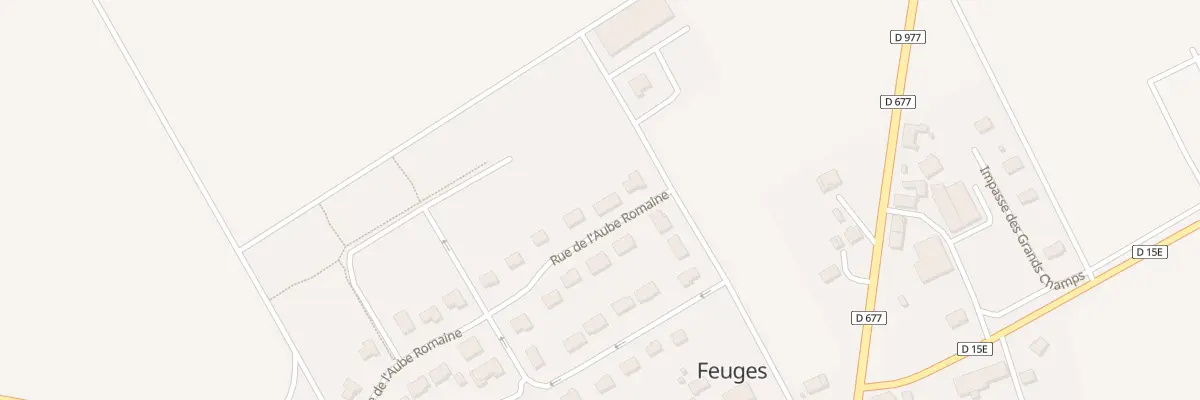 Plan du 21 Rue de l’Aube Romaine à Feuges