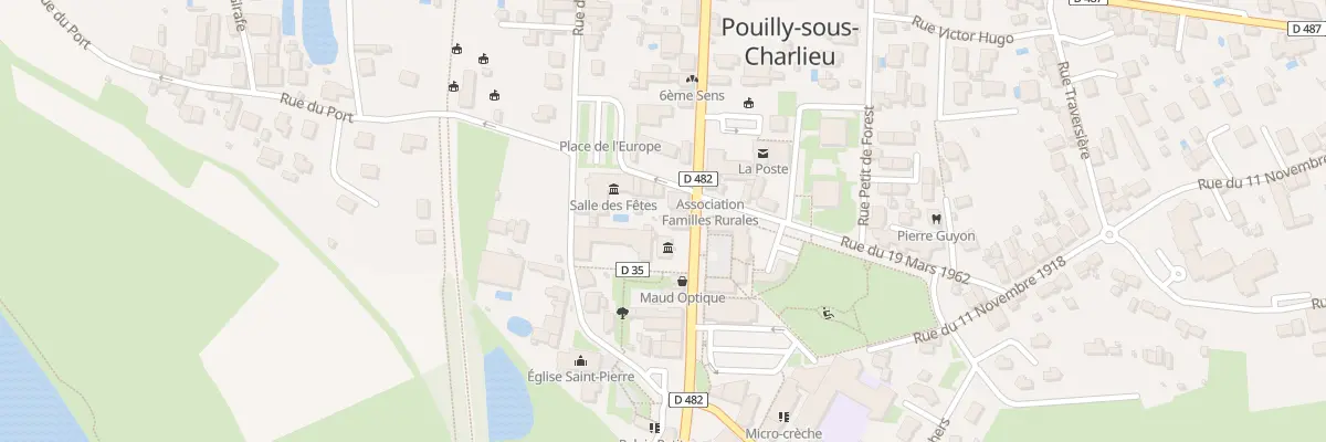 Plan du 208 Rue de la République à Pouilly-sous-Charlieu