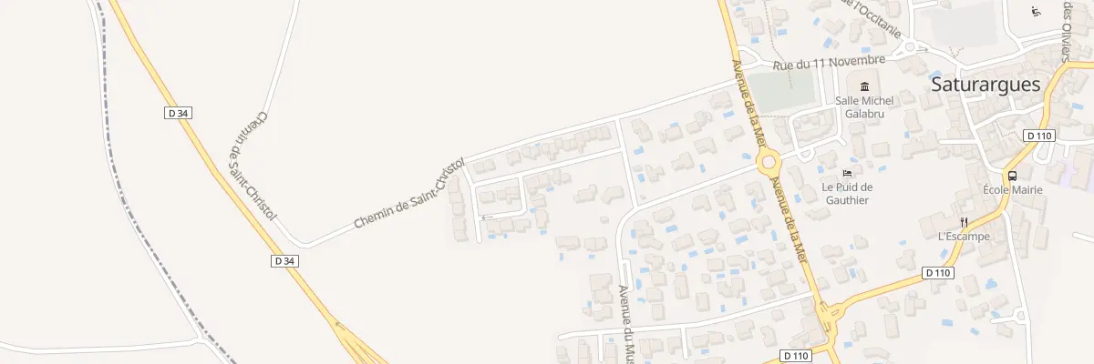 Plan du 866 Lous Cantagrils à Saturargues