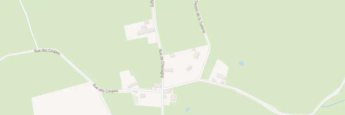 Plan du 2839 Rue de Chevagny à Saint-Vincent-Bragny