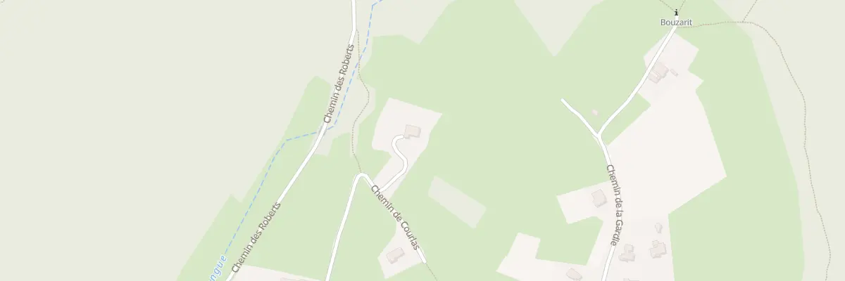 Plan du 809 Che de Courlas à Saint-Julien-les-Rosiers