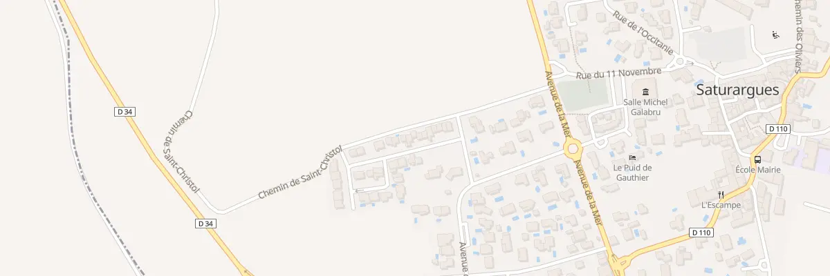 Plan du 623 Lous Cantagrils à Saturargues