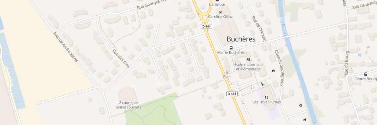 Plan du 10 Rue des Herbuates à Buchères