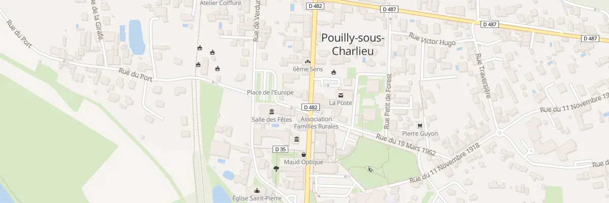 Plan du 168 Rue de la République à Pouilly-sous-Charlieu