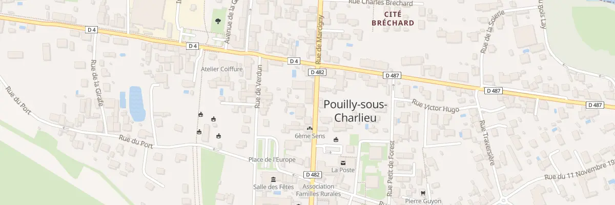 Plan du 64 Rue de la République à Pouilly-sous-Charlieu