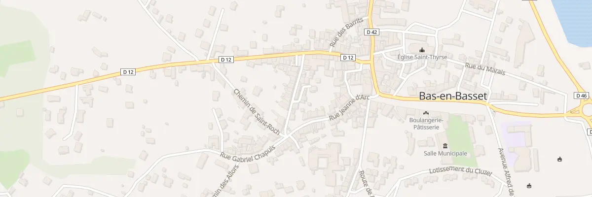 Plan du 12 Rue du Cuerq à Bas-en-Basset