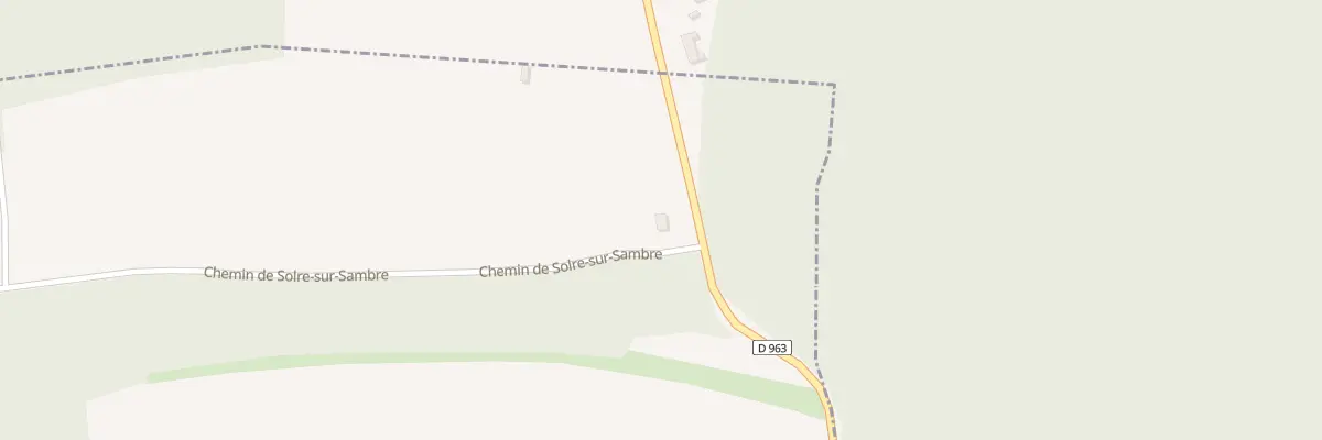 Plan du 75 Rte de Solre Le Château à Colleret