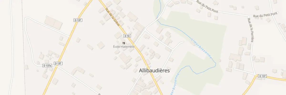 Plan du 14 Rue de la Grève à Allibaudières