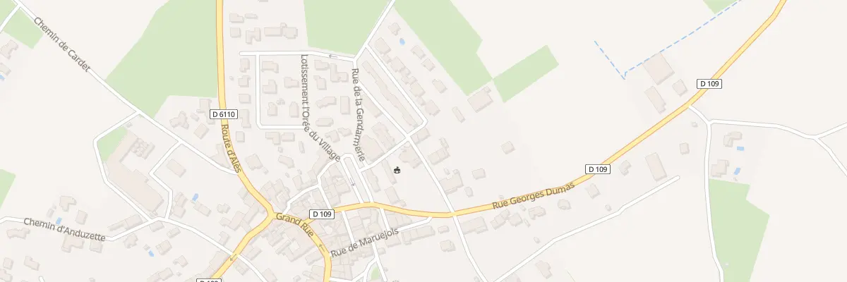 Plan du 83 Rue de Massanes à Lédignan