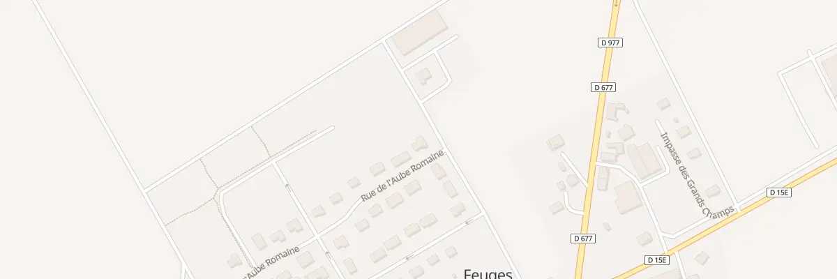 Plan du 23 Rue de l’Aube Romaine à Feuges