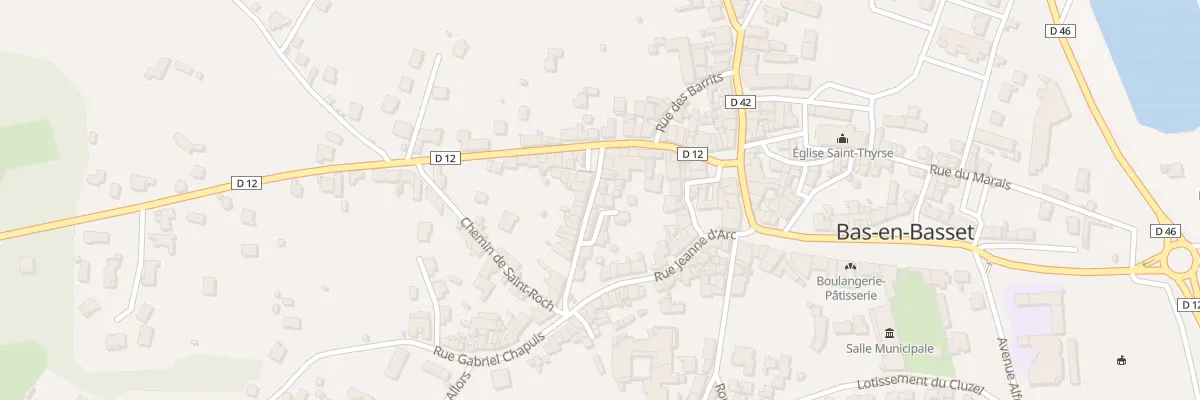 Plan du 22 Rue du Cuerq à Bas-en-Basset