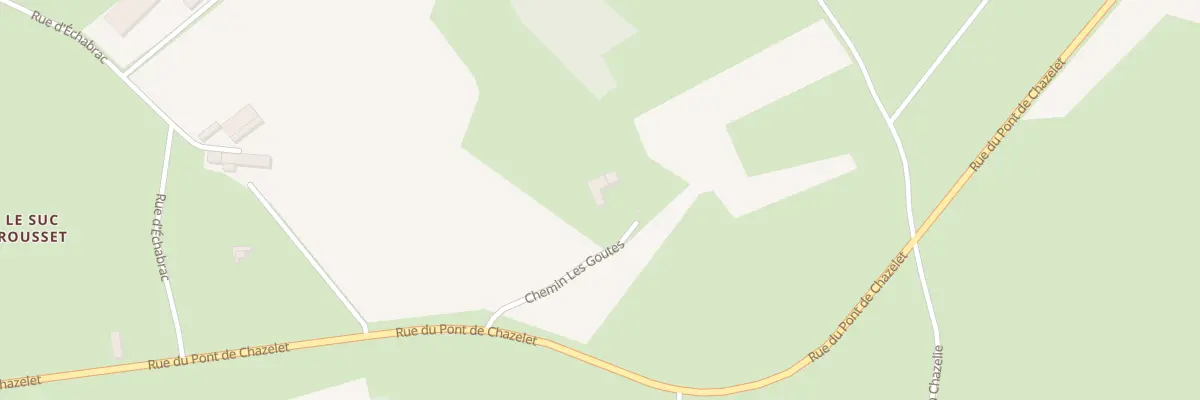 Plan du 155 Che les Goutes à Yssingeaux