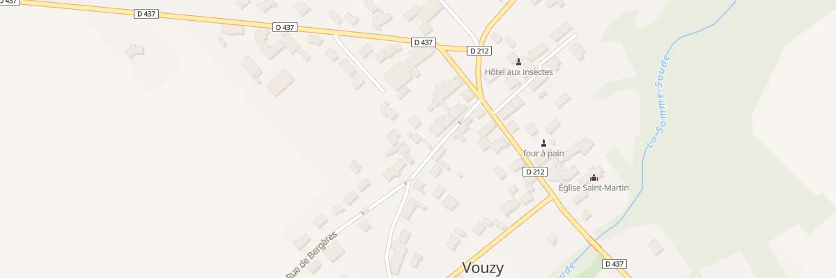 Plan du 10 Rue de Bergeres à Vouzy