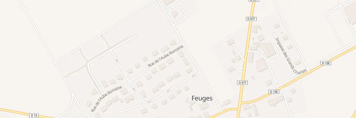 Plan du 22 Rue de l’Aube Romaine à Feuges