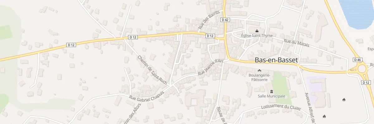 Plan du 8 Rue du Cuerq à Bas-en-Basset