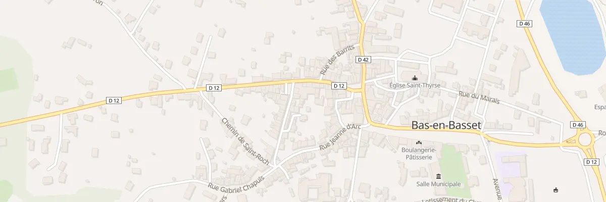 Plan du 28 Rue du Cuerq à Bas-en-Basset