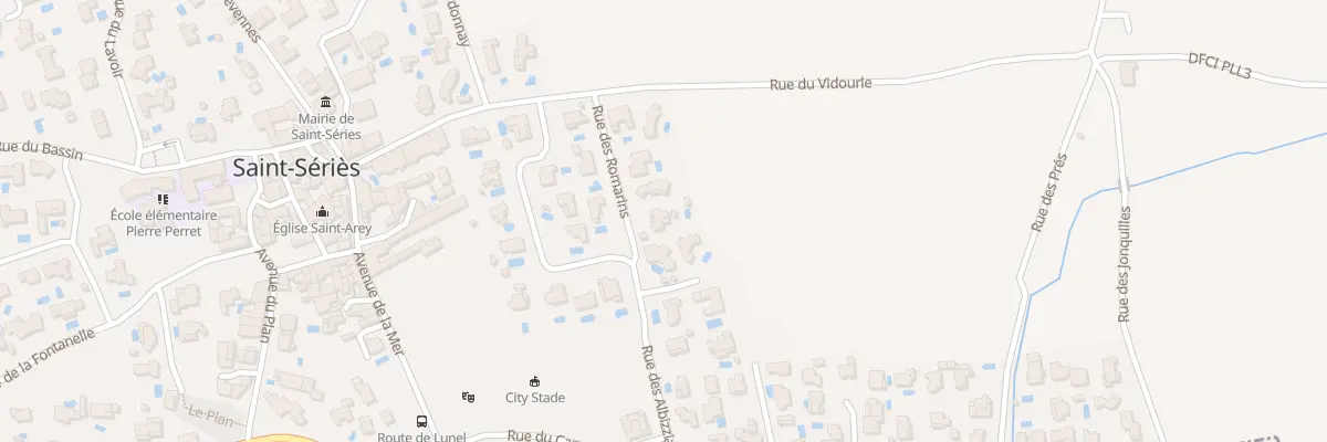 Plan du 5270F Rue Du Vidourle à Saint-Sériès