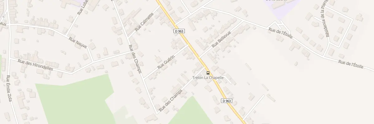 Plan du 72 Rue Victor Hugo à Trélon