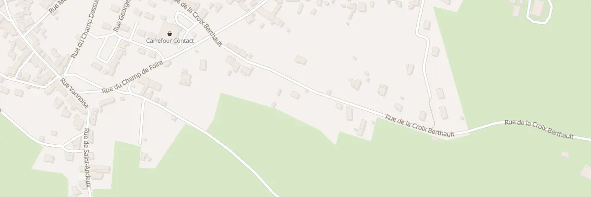 Plan du 16 Rue de la Croix Berthault à Rouvray