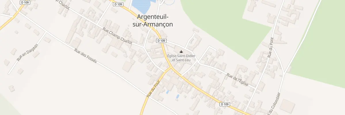 Plan du 40 Gr Grande Rue à Argenteuil-sur-Armançon