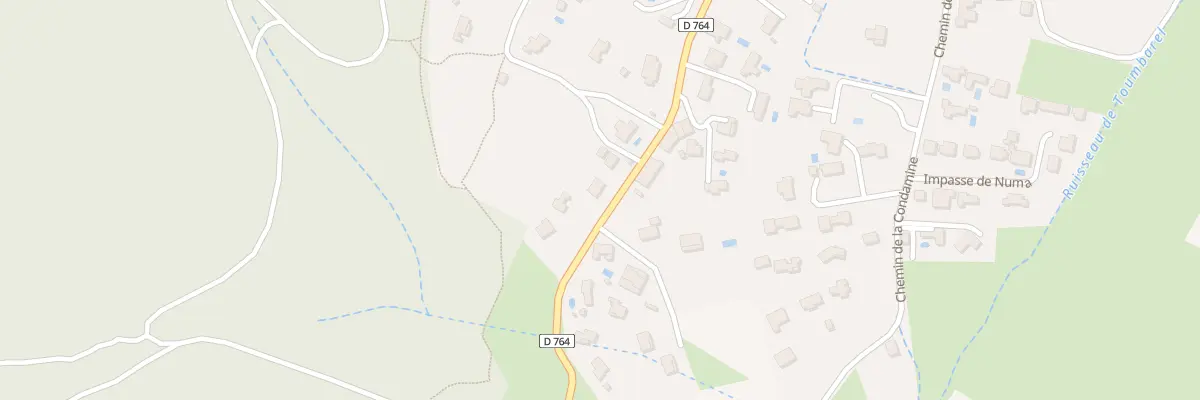 Plan du 16 Rte des Mas à Combas
