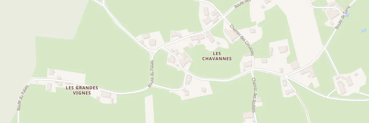Plan du 5061A Les Chavannes à Mailly