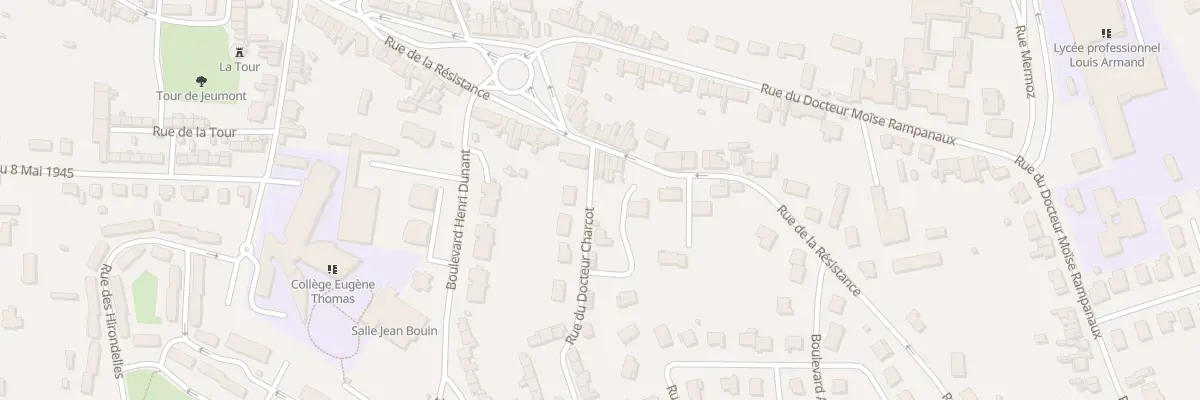 Plan du 535 Rue de la Résistance à Jeumont