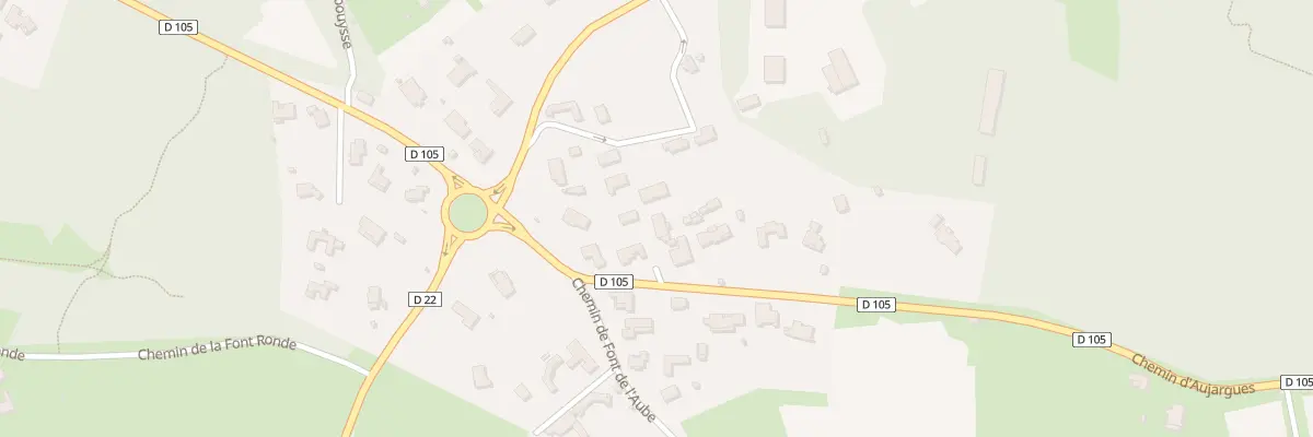 Plan du 163 Chem d’Aujargues à Villevieille