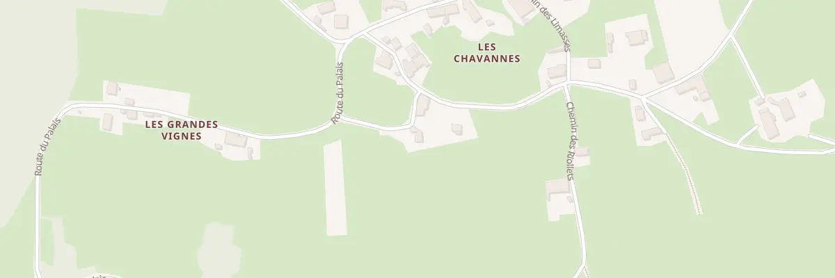 Plan du 80 Che du Clos des Chavannes à Mailly