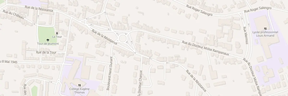 Plan du 522 Rue de la Résistance à Jeumont