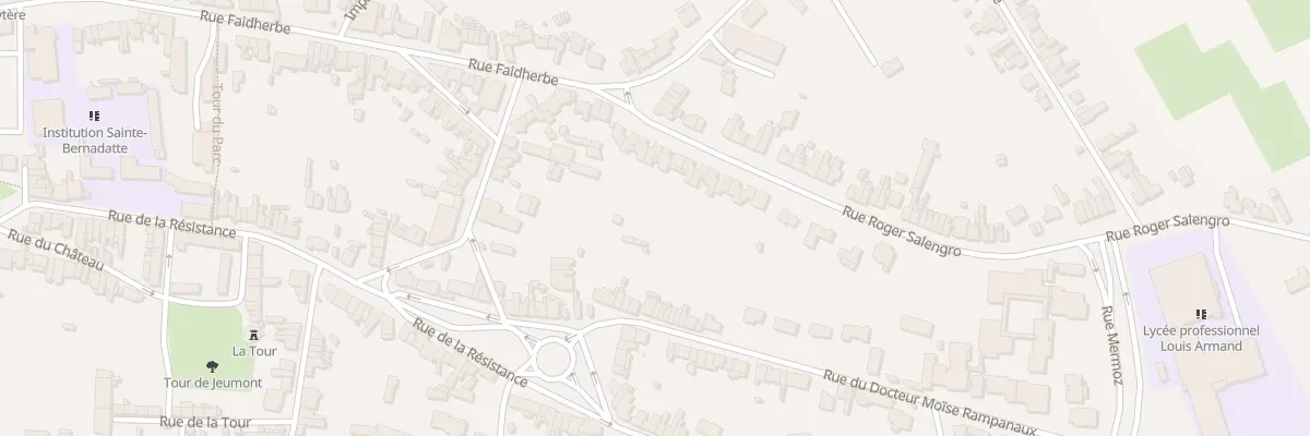 Plan du 47 Rue Roger Salengro à Jeumont